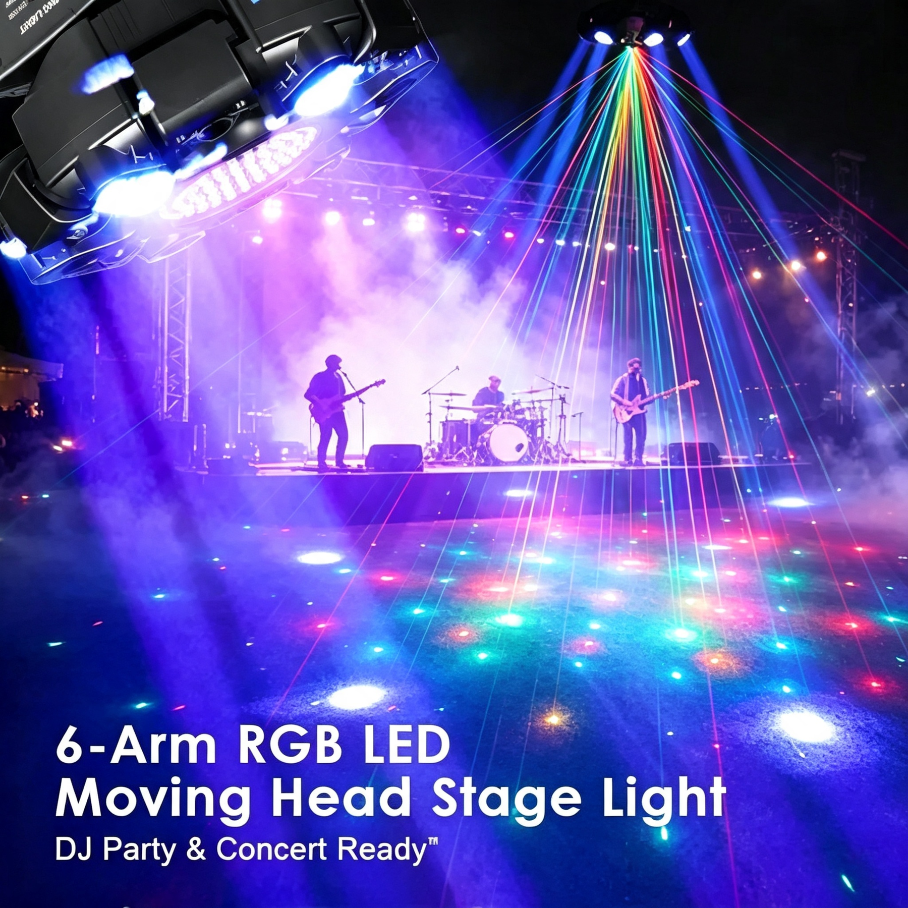 🔥Buy 1 Get 1 Free🔦✨ 360° Rotating DJ Spotlight