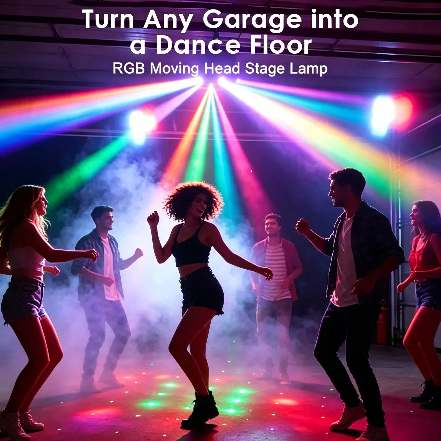 🔥Buy 1 Get 1 Free🔦✨ 360° Rotating DJ Spotlight
