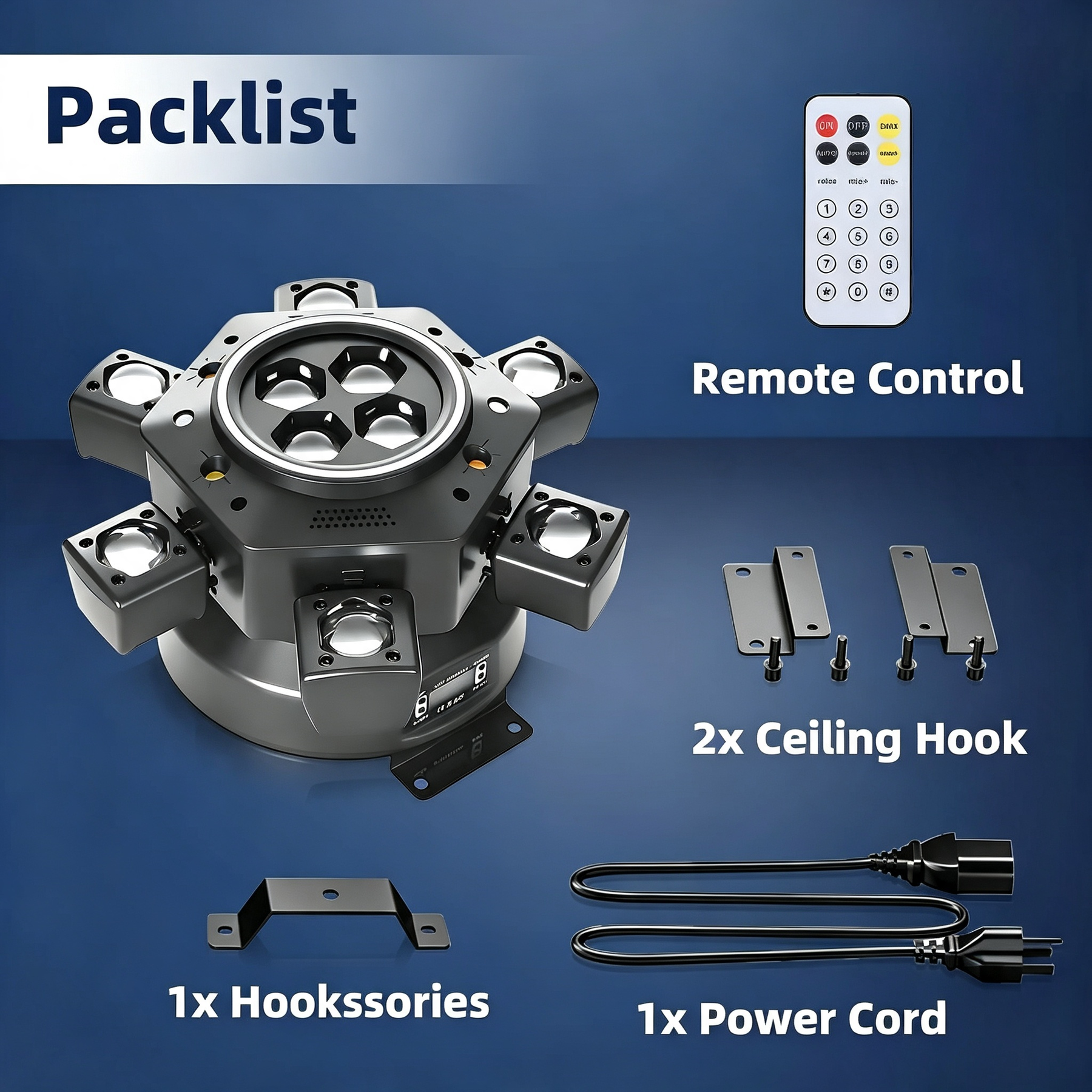🔥Buy 1 Get 1 Free🔦✨540° Rotating DJ Spotlight