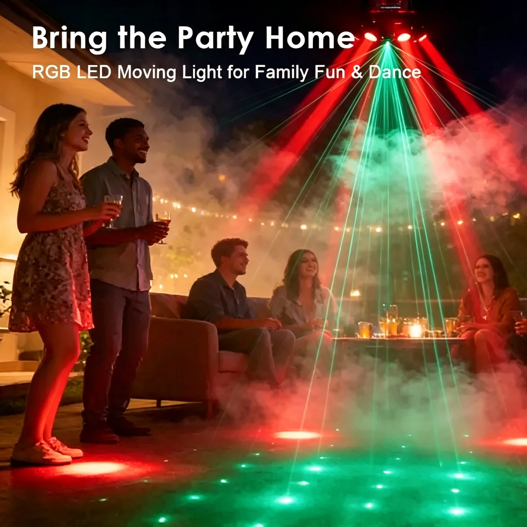 🔥Buy 1 Get 1 Free🔦✨540° Rotating DJ Spotlight