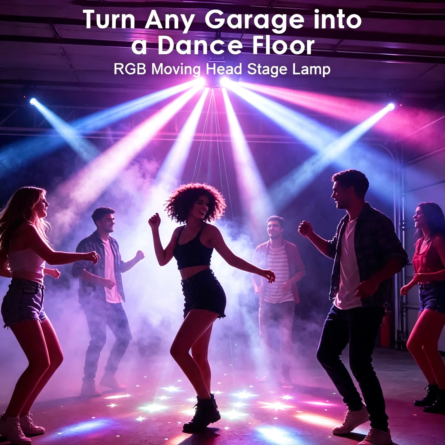 🔥Buy 1 Get 1 Free🔦✨540° Rotating DJ Spotlight