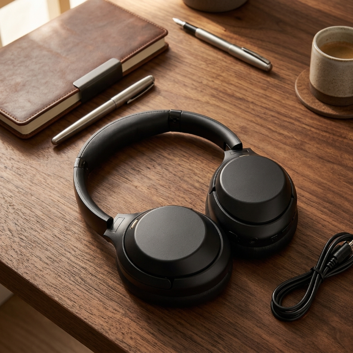 Wireless Bluetooth Headphones Active Noise Cancelling for Sports